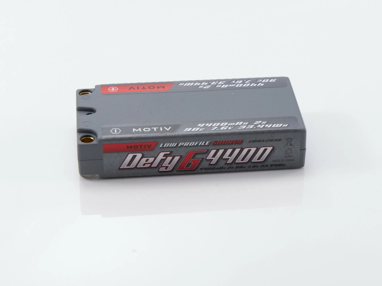 Motiv Defy G Low Profile Grey Graphene Pro LiPo 7.6v/4400 MAH 2S Shorty 3 Motiv Defy G Low Profile Grey Graphene Pro LiPo 7.6v/4400 MAH 2S Shorty