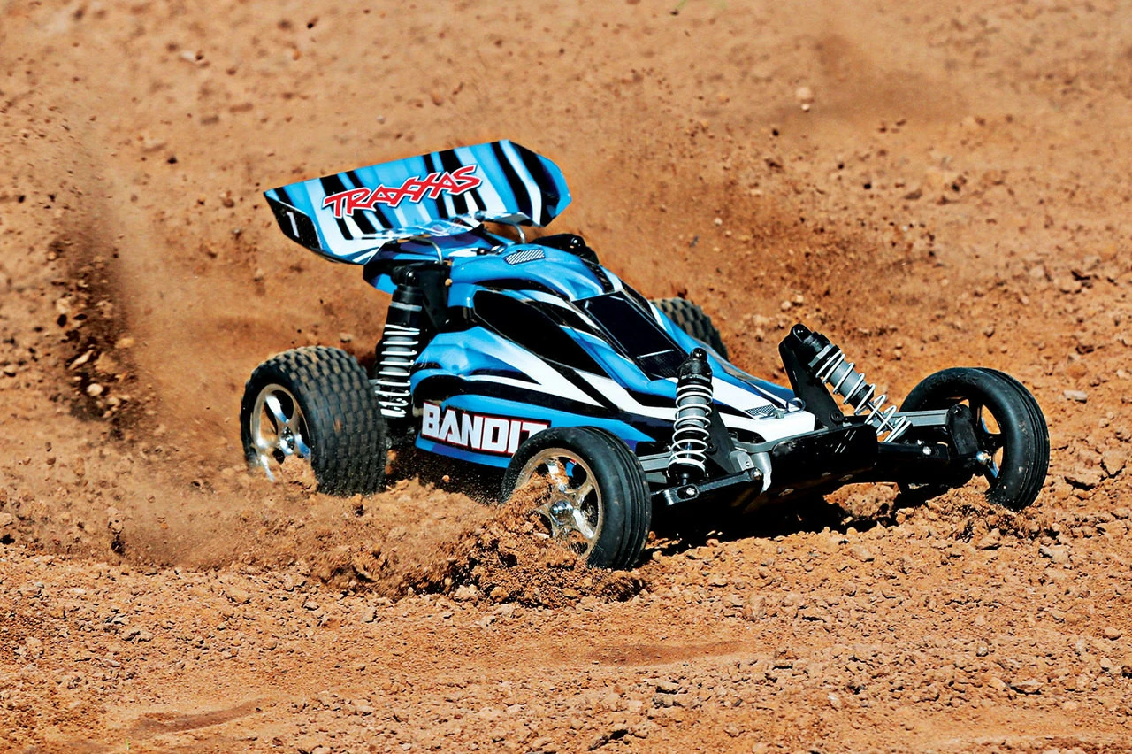 Traxxas Bandit 1/10 Scale Off-Road Buggy With TQ 2.4GHz Radio System (Blue) 11 Traxxas Bandit 1/10 Scale Off-Road Buggy With TQ 2.4GHz Radio System (Blue) - Image 9