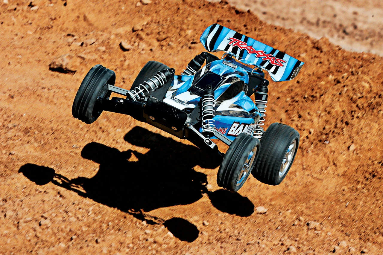 Traxxas Bandit 1/10 Scale Off-Road Buggy With TQ 2.4GHz Radio System (Blue) 12 Traxxas Bandit 1/10 Scale Off-Road Buggy With TQ 2.4GHz Radio System (Blue) - Image 10