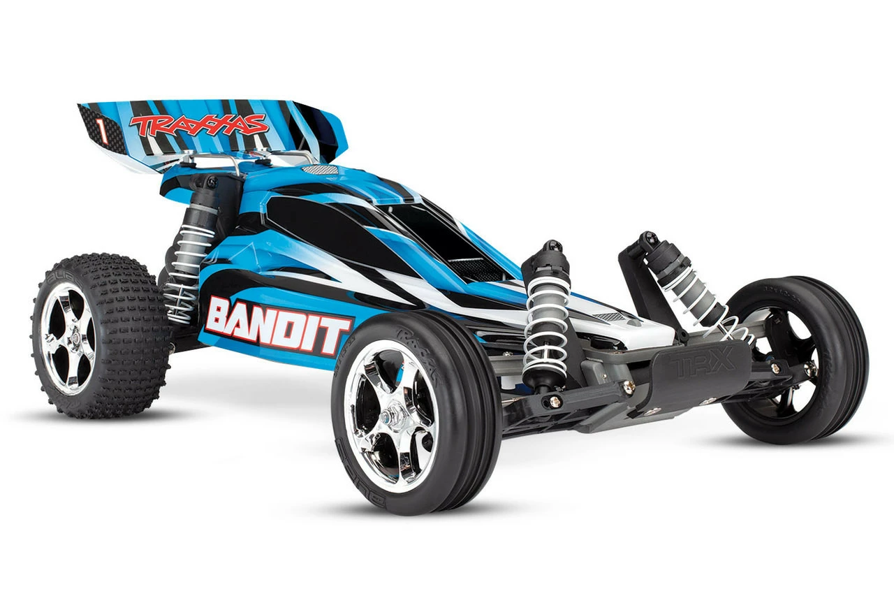 Traxxas Bandit 1/10 Scale Off-Road Buggy With TQ 2.4GHz Radio System (Blue) 3 Traxxas Bandit 1/10 Scale Off-Road Buggy With TQ 2.4GHz Radio System (Blue)
