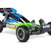 Traxxas Bandit 1/10 Scale 2wd Buggy With LED Lights, NiMH Battery And DC Charger, Green -RC Cars & Trucks Sales 24054 61 Bandit 3qtr Front GRN 27961.1649429177