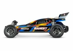 Traxxas Bandit VXL 1/10 Scale 2wd Buggy With Magnum 272R Transmission, Blue -RC Cars & Trucks Sales 24076 74 Bandit VXL Side BLU 62722.1649431427