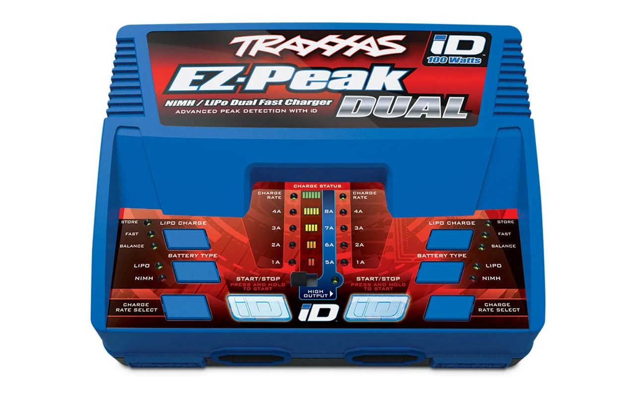 Traxxas EZ-Peak Dual Multi-Chemistry Battery Charger W/Auto ID (3S/8A/100W) 6 Traxxas EZ-Peak Dual Multi-Chemistry Battery Charger W/Auto ID (3S/8A/100W) - Image 4