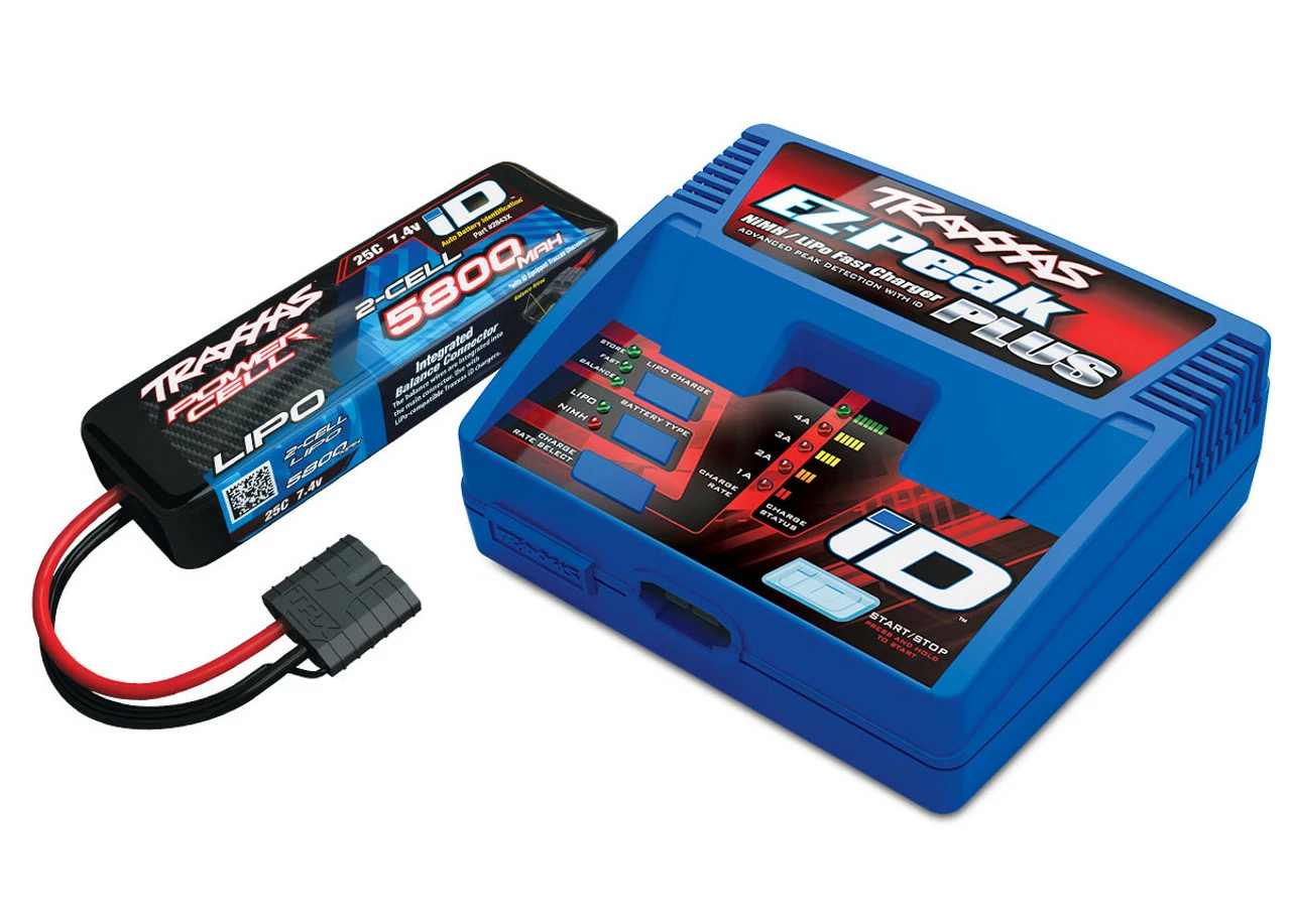 Traxxas EZ-Peak 2S Single "Completer Pack" Multi-Chemistry Battery Charger W/One Power Cell Battery (5800mAh) 3 Traxxas EZ-Peak 2S Single "Completer Pack" Multi-Chemistry Battery Charger W/One Power Cell Battery (5800mAh)