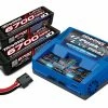Traxxas 2997 EZ-Peak Live 4S Completer Pack Multi-Chemistry Dual Battery Charger W/Two Power Cell 4S 6700mAh Batteries -RC Cars & Trucks Sales 2997 65909.1578599136
