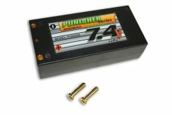 Punisher Series "Shorty Pack" 4600mah 100C 2cell Lipo (4mm Bullet) 7.4V Battery