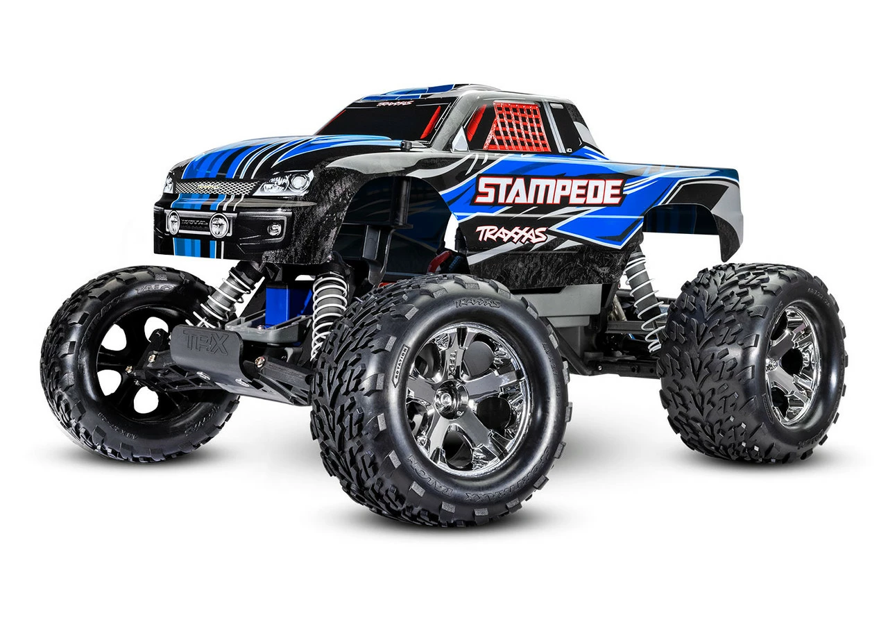 Traxxas Stampede 1/10 RTR Monster Truck W/XL-5 ESC, TQ 2.4GHz Radio, Battery & DC Charger (Blue) 3 Traxxas Stampede 1/10 RTR Monster Truck W/XL-5 ESC, TQ 2.4GHz Radio, Battery & DC Charger (Blue)