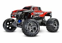 RC Cars & Trucks Sales 15 Traxxas Stampede 1/10 RTR Monster Truck W/XL-5 ESC, TQ 2.4GHz Radio, Battery & DC Charger (Red)