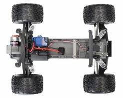Traxxas Stampede 1/10 Scale Monster Truck Ready-to-Race With TQ 2.4GHz Radio System And XL-5 ESC (fwd/rev) No Battery Or Charger (Blue) -RC Cars & Trucks Sales 36054 4 Chassis overhead 87201.1561732471