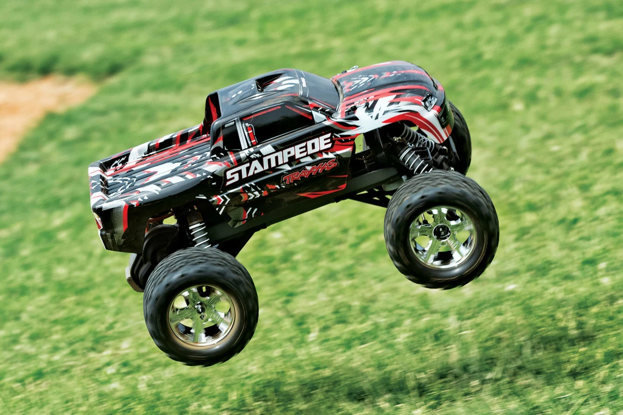 Traxxas Stampede 1/10 Scale Monster Truck Ready-to-Race With TQ 2.4GHz Radio System And XL-5 ESC (fwd/rev) No Battery Or Charger (Red) 10 Traxxas Stampede 1/10 Scale Monster Truck Ready-to-Race With TQ 2.4GHz Radio System And XL-5 ESC (fwd/rev) No Battery Or Charger (Red) - Image 8