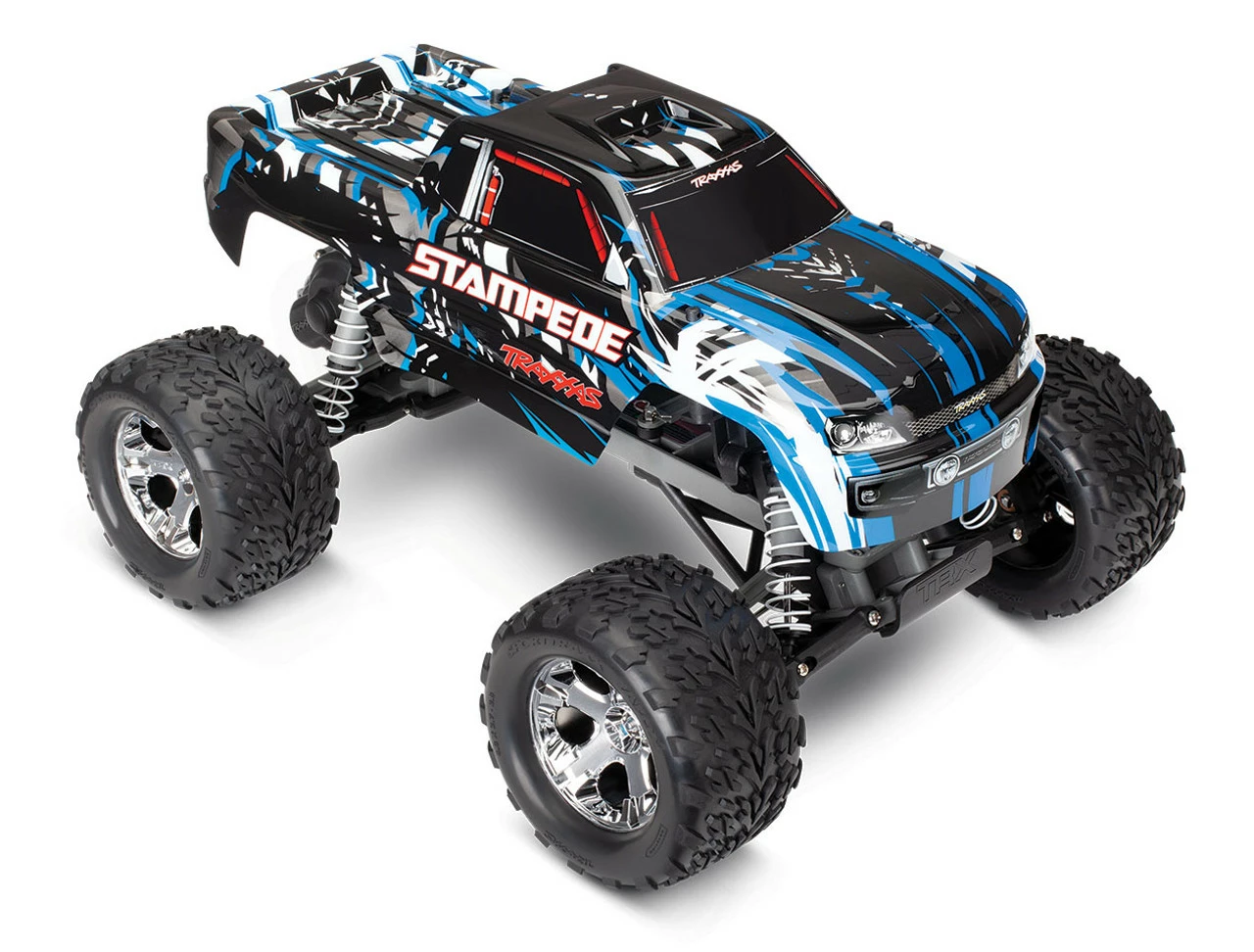 Traxxas Stampede 1/10 RTR Monster Truck W/XL-5 ESC, TQ 2.4GHz Radio, Battery & DC Charger (Blue Edition) 3 Traxxas Stampede 1/10 RTR Monster Truck W/XL-5 ESC, TQ 2.4GHz Radio, Battery & DC Charger (Blue Edition)
