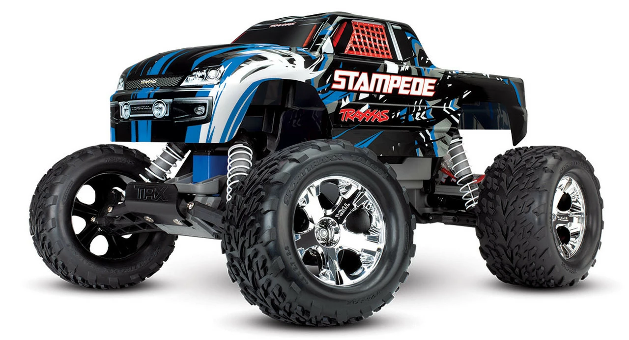 Traxxas Stampede 1/10 RTR Monster Truck W/XL-5 ESC, TQ 2.4GHz Radio, Battery & DC Charger (Blue Edition) 6 Traxxas Stampede 1/10 RTR Monster Truck W/XL-5 ESC, TQ 2.4GHz Radio, Battery & DC Charger (Blue Edition) - Image 4