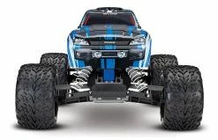 Traxxas Stampede 1/10 Scale Monster Truck Ready-to-Race With TQ 2.4GHz Radio System And XL-5 ESC (fwd/rev) No Battery Or Charger (Blue) -RC Cars & Trucks Sales 36054 4 Stampede Blue frontview 31011.1561732471