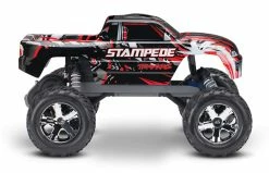 Traxxas Stampede 1/10 Scale Monster Truck Ready-to-Race With TQ 2.4GHz Radio System And XL-5 ESC (fwd/rev) No Battery Or Charger (Red) 14 Traxxas Stampede 1/10 Scale Monster Truck Ready-to-Race With TQ 2.4GHz Radio System And XL-5 ESC (fwd/rev) No Battery Or Charger (Red) -RC Cars & Trucks Sales 36054 4 Stampede Red sideview 57512.1561732606
