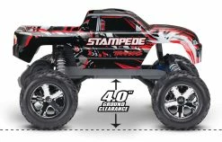 Traxxas Stampede 1/10 Scale Monster Truck Ready-to-Race With TQ 2.4GHz Radio System And XL-5 ESC (fwd/rev) No Battery Or Charger (Red) 17 Traxxas Stampede 1/10 Scale Monster Truck Ready-to-Race With TQ 2.4GHz Radio System And XL-5 ESC (fwd/rev) No Battery Or Charger (Red) -RC Cars & Trucks Sales 36054 4 Stampede gound clearance 16568.1561732606