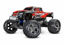 Traxxas Stampede 1/10 RTR Monster Truck W/XL-5 ESC, TQ 2.4GHz Radio, Battery & DC Charger, LED Lighting (Red)