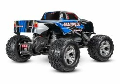 Traxxas Stampede 1/10 RTR Monster Truck W/XL-5 ESC, TQ 2.4GHz Radio, Battery & DC Charger, LED Lighting (Blue) -RC Cars & Trucks Sales 36054 61 Stampede 3qtr Rear BLU 18438.1649444235