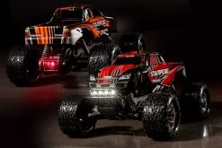Traxxas Stampede 1/10 RTR Monster Truck W/XL-5 ESC, TQ 2.4GHz Radio, Battery & DC Charger, LED Lighting (Blue) -RC Cars & Trucks Sales 36054 61 Stampede Studio DARK 56124.1649444155