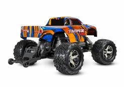 Traxxas Stampede VXL Brushless 1/10 RTR 2WD Monster Truck W/TQi 2.4GHz Radio & TSM, Magnum 272R Transmission (Orange) -RC Cars & Trucks Sales 36076 74 Stampede VXL 3qtr Rear ORNG 81229.1649445176