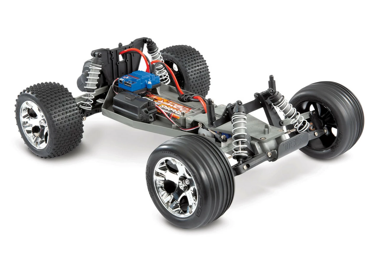 Traxxas Rustler 1/10 RTR Stadium Truck W/XL-5 ESC, TQ 2.4GHz Radio, Battery & DC Charger (Red Edition) 6 Traxxas Rustler 1/10 RTR Stadium Truck W/XL-5 ESC, TQ 2.4GHz Radio, Battery & DC Charger (Red Edition) - Image 4