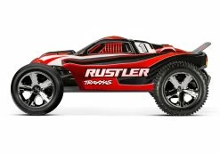 Traxxas Rustler 1/10 RTR Stadium Truck W/XL-5 ESC, TQ 2.4GHz Radio, Battery & DC Charger (Red Edition) 9 Traxxas Rustler 1/10 RTR Stadium Truck W/XL-5 ESC, TQ 2.4GHz Radio, Battery & DC Charger (Red Edition) -RC Cars & Trucks Sales 37054 1 Rustler 2022 Side REDR 60543.1668783238