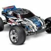 Traxxas Rustler 1/10 RTR Stadium Truck W/XL-5 ESC, TQ 2.4GHz Radio, Battery & DC Charger (Blue) -RC Cars & Trucks Sales 37054 1 BLUEX 16445.1562360584