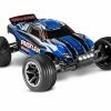 Traxxas Rustler 1/10 RTR Stadium Truck W/XL-5 ESC, TQ 2.4GHz Radio, Battery & DC Charger, LED Lighting (Blue) -RC Cars & Trucks Sales 37054 61 Rustler 3Qtr Front BLUE 53442.1649433247