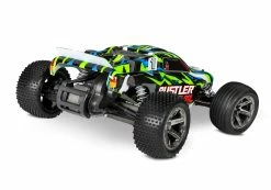 Traxxas Rustler VXL Brushless 1/10 RTR Stadium Truck W/ TQi 2.4GHz Radio And TSM, Magnum 272R Transmission (Green) -RC Cars & Trucks Sales 37076 74 RUSTLER VXL 3Qtr Rear GRN 85411.1649437600
