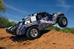 Traxxas Slash 1/10 RTR Electric 2WD Short Course Truck W/TQ 2.4GHz Radio System (Blue) -RC Cars & Trucks Sales 58024 Slash 2018 BLUEX Action 04 79021.1562433705