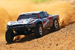 Traxxas Slash 1/10 RTR Electric 2WD Short Course Truck W/TQ 2.4GHz Radio System (Red) -RC Cars & Trucks Sales 58024 Slash 2018 REDX Action 01 44252.1562432931