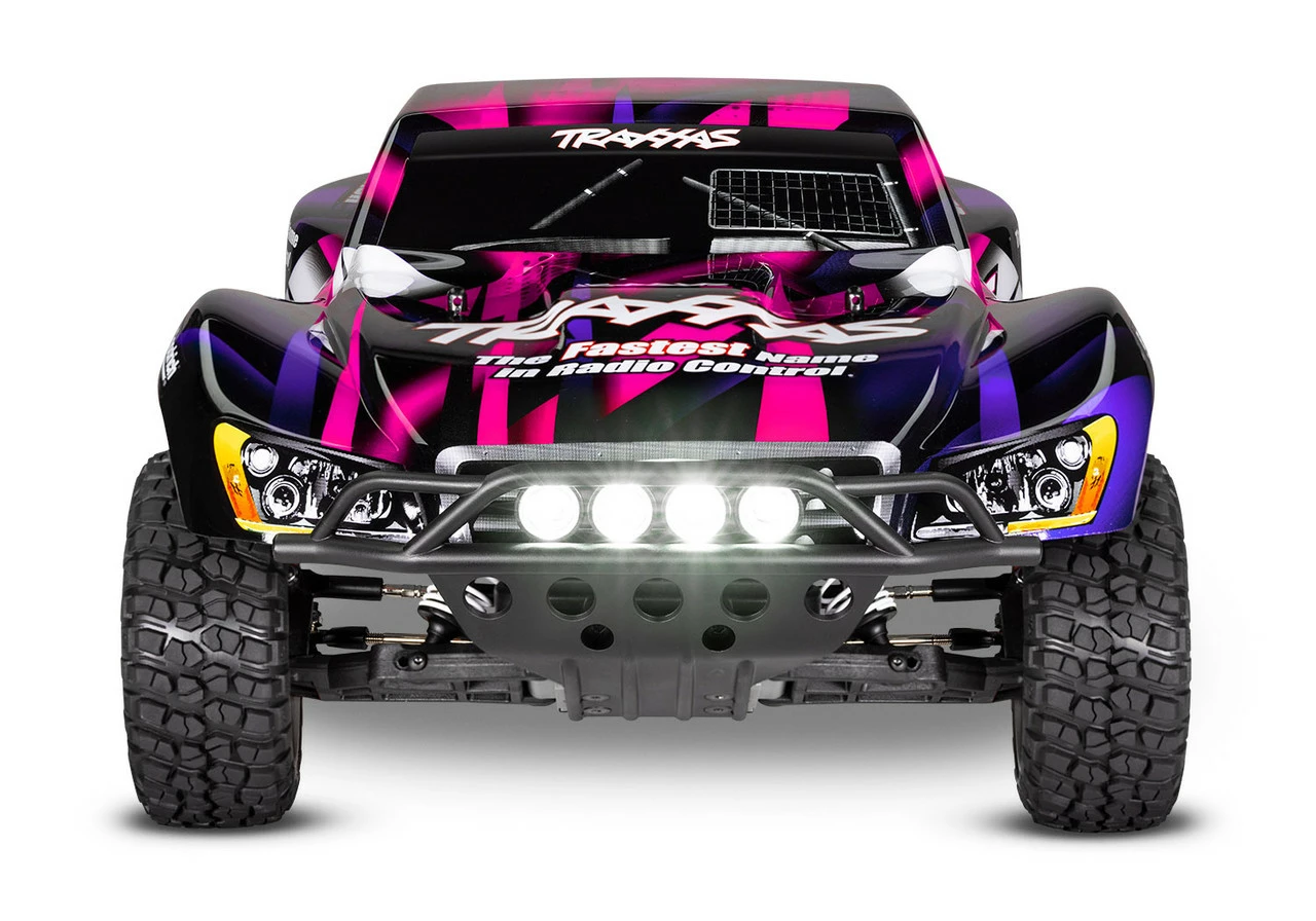 Traxxas Slash 1/10 2wd RTR Short Course Truck W/ XL-5 ESC, TQ 2.4GHz Radio, Battery And Charger And LED Lighting (Pink) 6 Traxxas Slash 1/10 2wd RTR Short Course Truck W/ XL-5 ESC, TQ 2.4GHz Radio, Battery And Charger And LED Lighting (Pink) - Image 4