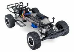 Traxxas Slash VXL 2WD Brushless 1/10 RTR Short Course Truck W/TQi, TSM, Magnum 272R Transmission (FOX) -RC Cars & Trucks Sales 58076 74 Slash VXL Chassis 3qtr 69601.1653070428