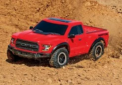 Traxxas 2017 Ford Raptor RTR Slash 1/10 2WD Truck W/TQ 2.4GHz Radio, Battery & DC Charger (Red) -RC Cars & Trucks Sales 58094 1 Ford Raptor RED Action Dirt 02 94436.1562090464