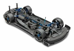 Traxxas XO-1 1/7 RTR Electric AWD Supercar (Blue) -RC Cars & Trucks Sales 64077 3 XO 1 2022 3qtr Right Chassis 51109 66226.1659038418