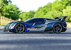 Traxxas XO-1 1/7 RTR Electric AWD Supercar (Blue) -RC Cars & Trucks Sales 64077 3 XO 1 Action Side low Road BLUE 8697 57246.1659038322
