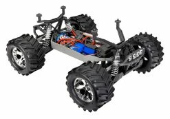 Traxxas Stampede 4X4 1/10 RTR Monster Truck W/XL-5 ESC, TQ 2.4GHz, Battery & Charger, LED Lighting (Blue) -RC Cars & Trucks Sales 67054 61 Stampede 4X4 Chassis 3Qtr front 81564.1649687673