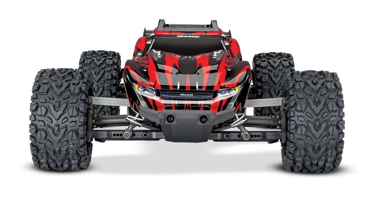 Traxxas Rustler 4X4 Brushed RTR 1/10 4WD Stadium Truck W/TQ 2.4GHz Radio & ID Battery & Charger (Red) 5 Traxxas Rustler 4X4 Brushed RTR 1/10 4WD Stadium Truck W/TQ 2.4GHz Radio & ID Battery & Charger (Red) - Image 3