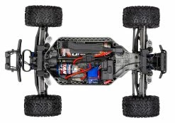 Traxxas Rustler 4X4 Brushed RTR 1/10 4WD Stadium Truck W/TQ 2.4GHz Radio & ID Battery & DC Charger, LED Lighting, Orange -RC Cars & Trucks Sales 67064 61 Rustler 4X4 Chassis Top 59227.1649451385