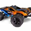 Traxxas Rustler 4X4 Brushed RTR 1/10 4WD Stadium Truck W/TQ 2.4GHz Radio & ID Battery & DC Charger, LED Lighting, Orange -RC Cars & Trucks Sales 67064 61 Rustler 4x4 3qtr Front ORNG 01746.1649451470