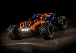 Traxxas Rustler 4X4 Brushed RTR 1/10 4WD Stadium Truck W/TQ 2.4GHz Radio & ID Battery & DC Charger, LED Lighting, Red -RC Cars & Trucks Sales 67064 61 Rustler 4x4 DARK front 24122.1649451242