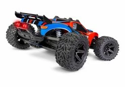 Traxxas Rustler 4X4 Brushed RTR 1/10 4WD Stadium Truck W/TQ 2.4GHz Radio & ID Battery & DC Charger, LED Lighting, Red -RC Cars & Trucks Sales 67064 61 Rustler 4x4 rear RED 96715.1649451319