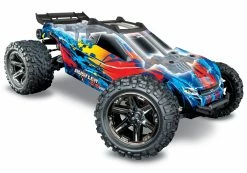 Traxxas Rustler 4X4 VXL Brushless RTR 1/10 4WD Stadium Truck W/TQi 2.4GHz Radio & TSM (Red) -RC Cars & Trucks Sales 67076 4 Rustler 4x4 VXL Frame Render better 59119.1562362272