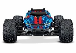 Traxxas Rustler 4X4 VXL Brushless RTR 1/10 4WD Stadium Truck W/TQi 2.4GHz Radio & TSM (Red) -RC Cars & Trucks Sales 67076 4 Rustler 4x4 VXL Red Frontview 83891.1562362272