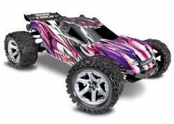 RC Cars & Trucks Sales 21 Traxxas Rustler 4X4 VXL Brushless RTR 1/10 4WD Stadium Truck W/TQi 2.4GHz Radio & TSM (Pink/Purple)