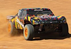 Traxxas Slash 4X4 RTR 4WD Brushed Short Course Truck With DC Charger/battery (Orange) -RC Cars & Trucks Sales 68054 1 Slash 4x4 ORANGE Action 02 33808.1562436489