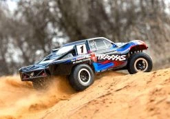 Traxxas Slash 4X4 RTR 4WD Brushed Short Course Truck With DC Charger/battery, LED Lighting (Red) -RC Cars & Trucks Sales 68054 61 SLASH 4x4 RED Action Right 6410 RGB Web 15860.1649685445
