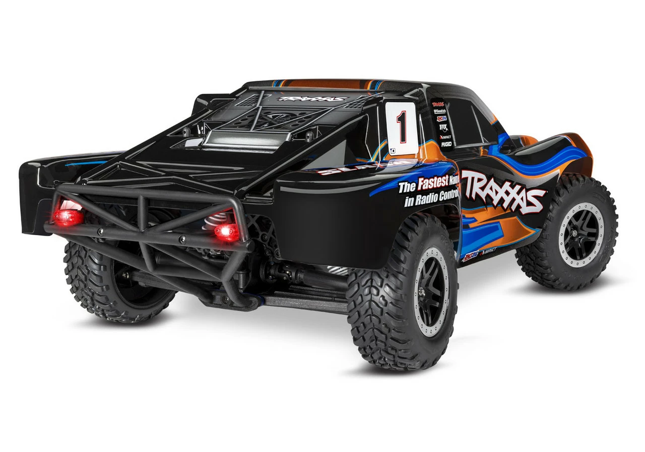 Traxxas Slash 4X4 RTR 4WD Brushed Short Course Truck With DC Charger/battery, LED Lighting (Orange) 5 Traxxas Slash 4X4 RTR 4WD Brushed Short Course Truck With DC Charger/battery, LED Lighting (Orange) - Image 3