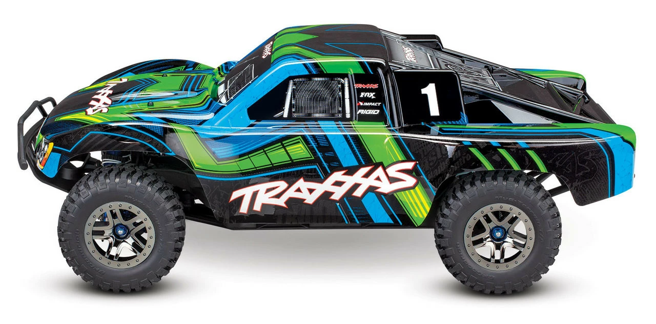 Traxxas Slash 4X4 Ultimate RTR 4WD Short Course Truck W/ TSM And TQi 2.4GHz Radio (Green) 6 Traxxas Slash 4X4 Ultimate RTR 4WD Short Course Truck W/ TSM And TQi 2.4GHz Radio (Green) - Image 4