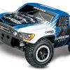 Traxxas Slash 4X4 VXL Brushless 1/10 4WD RTR Short Course Truck W/TQi & TSM (Vision) -RC Cars & Trucks Sales 68086 4 Vision Blue 3qtr front 77473.1562448686