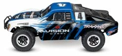 Traxxas Slash 4X4 VXL Brushless 1/10 4WD RTR Short Course Truck W/TQi & TSM (Vision) 8 Traxxas Slash 4X4 VXL Brushless 1/10 4WD RTR Short Course Truck W/TQi & TSM (Vision) -RC Cars & Trucks Sales 68086 4 Vision Blue side 80282.1562448550